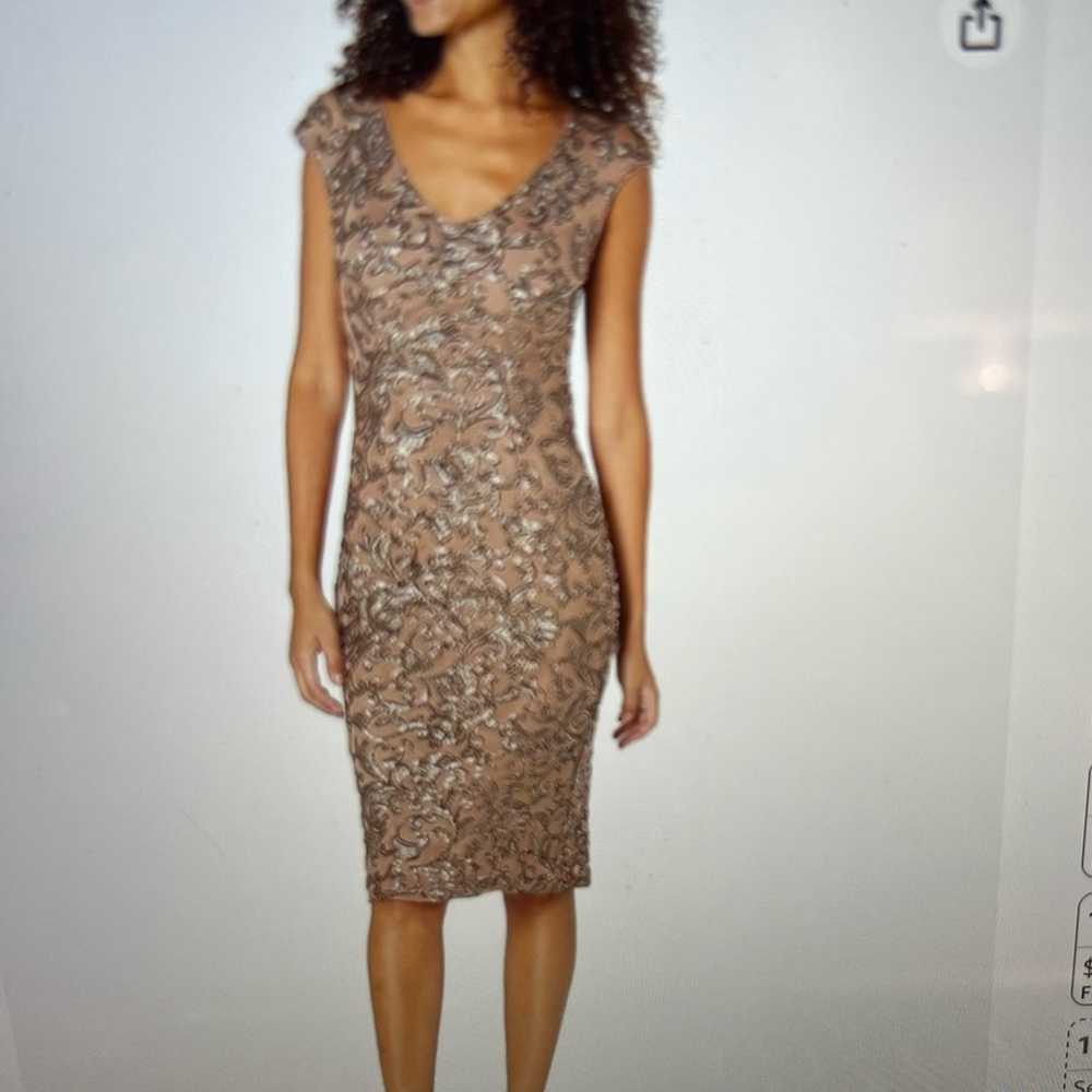 Alex Evenings Sequin Cocktail Dress